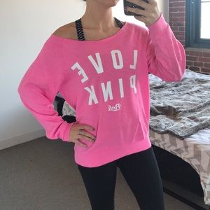 LOVE PINK off the shoulder